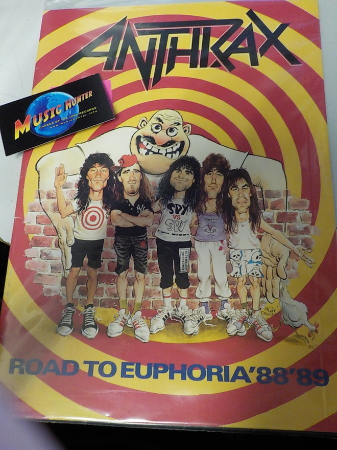 ANTHRAX - ROAD TO EUPHORIA '88 '89 KIERTUEKIRJA