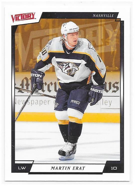 2006-07 Upper Deck Victory #112 Martin Erat Nashville Preds