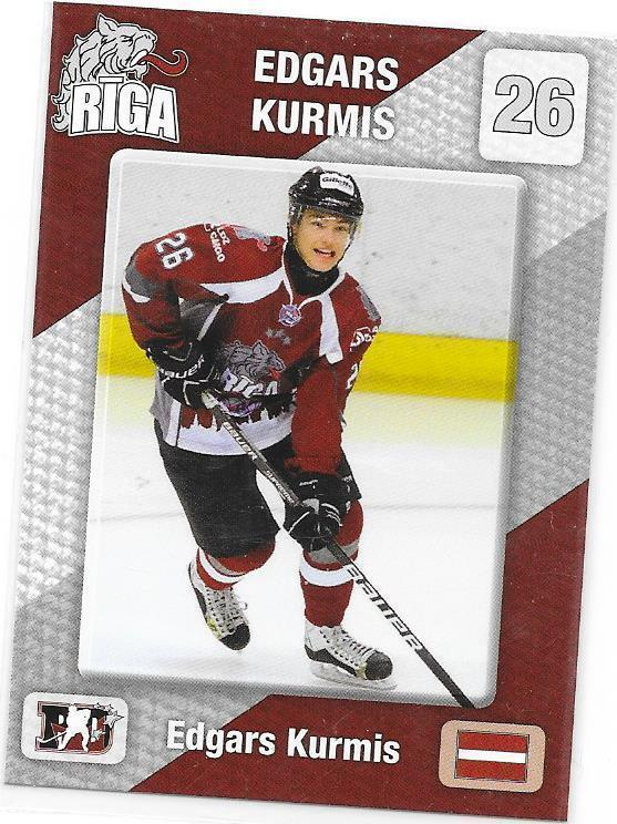 2010-11 HK Riga #26 Edgars Kurmis Latvia