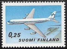 1969 Lentoliikenne DC-8-62 CF ** LaPe 665