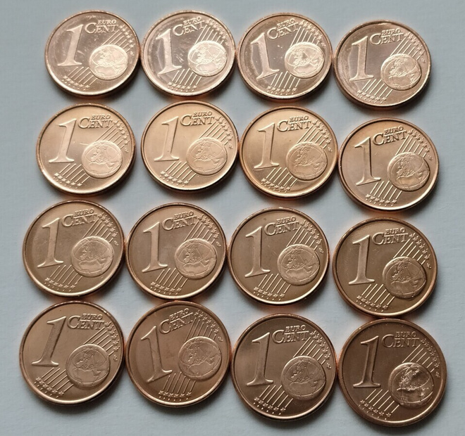 Suomi 1 c vuodet 1999 - 2014 yhteensä 16 kpl, UNC