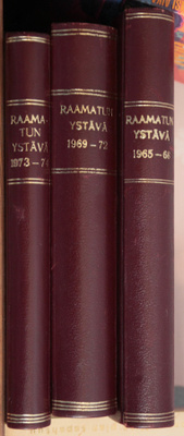 Raamatun ystävä 1965-1968 1969-1972 1973-1974