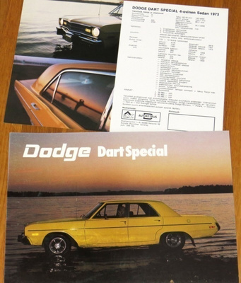 1973 Dodge Dart Special esite - suom - KUIN UUSI
