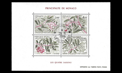 Monaco 1782-5BL34 o Neljä vuodenaikaa luonto (1986)