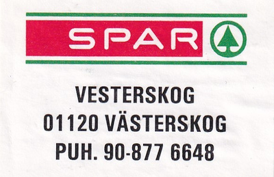 Västerkog, Vesterkog, SPAR b529