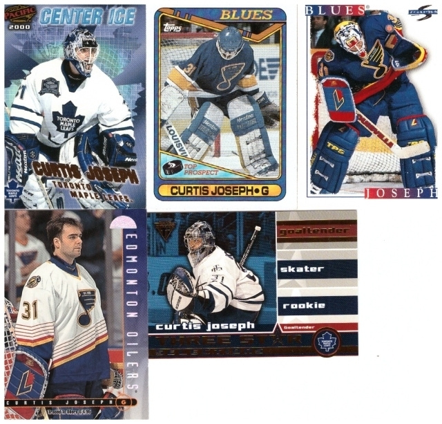 5 x Mv Legenda CURTIS JOSEPH Erikois ym. Kortteja