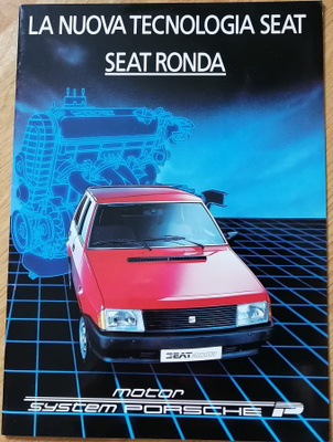 1984 SEAT Ronda 1.2 / 1.5 esite - KUIN UUSI - 24 sivua