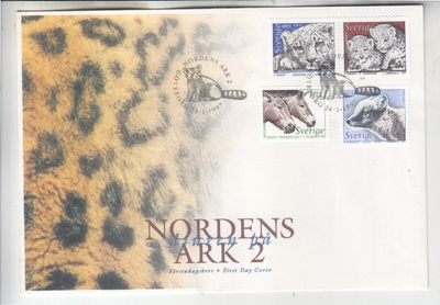 Ruotsi FDC 1997 Eläimiä 2