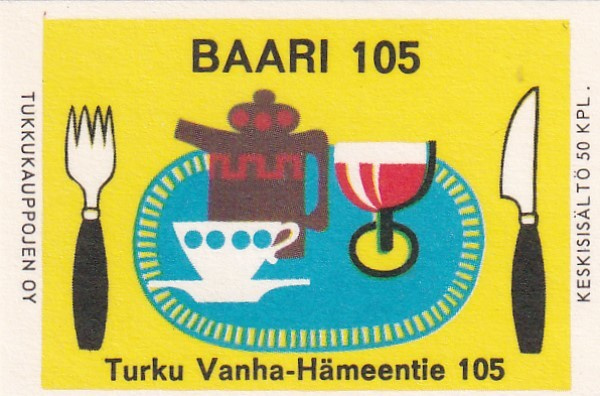Turku, Baari 105, Vanha-Hämeentie 105  4/10