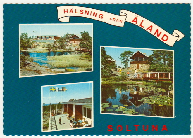 Äland Ahvenanmaa Geta Soltunan mökkikylä