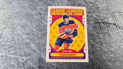 Tyson Barrie 2021-22 OPC Blank Back