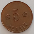 Suomi:  5 p, v. 1918. KV II. kl. 8 - pikkukuva 2