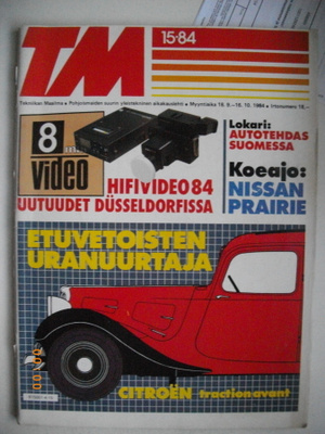 Tekniikan Maailma Nro 15/1984 (30.8)