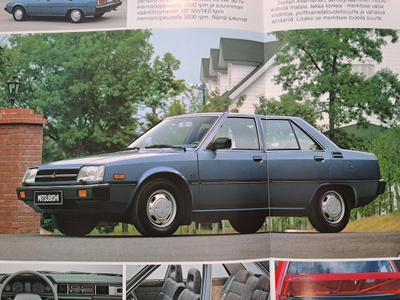 Mitsubishi Tredia -esite, 1986