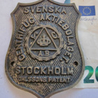 VANHA Laatta Plaketti Svenska Centrifug Akriebolaget - pikkukuva 1