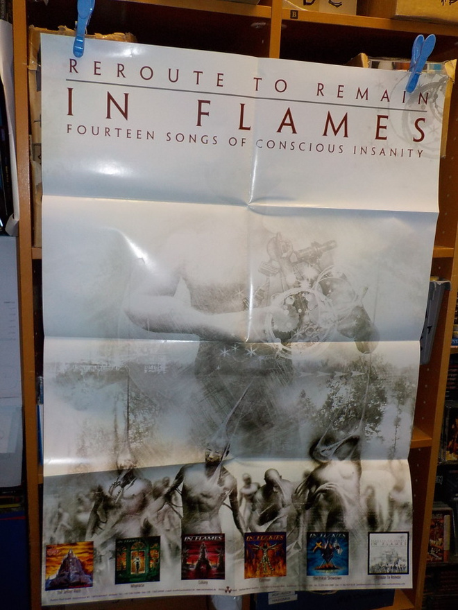 IN FLAMES REROUTE TO REMAIN FOLD-OUT JULISTE
