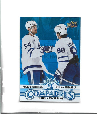 AUSTON MATTHEWS / WILLIAN NYLANDER - COMPADRES # CM-3