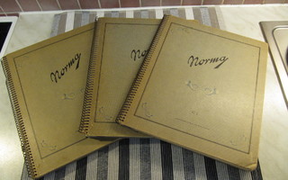 Norma 3 kpl postimerkkikansio 1951. 1952