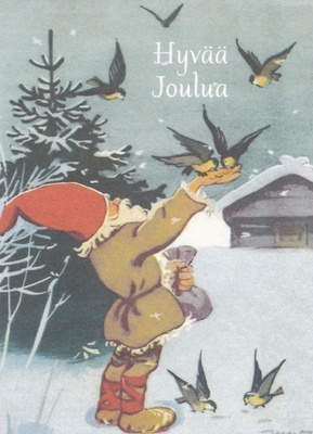 MARTTA WENDELIN - TONTTU ANTAA LINNUILLE JYVIÄ - 1