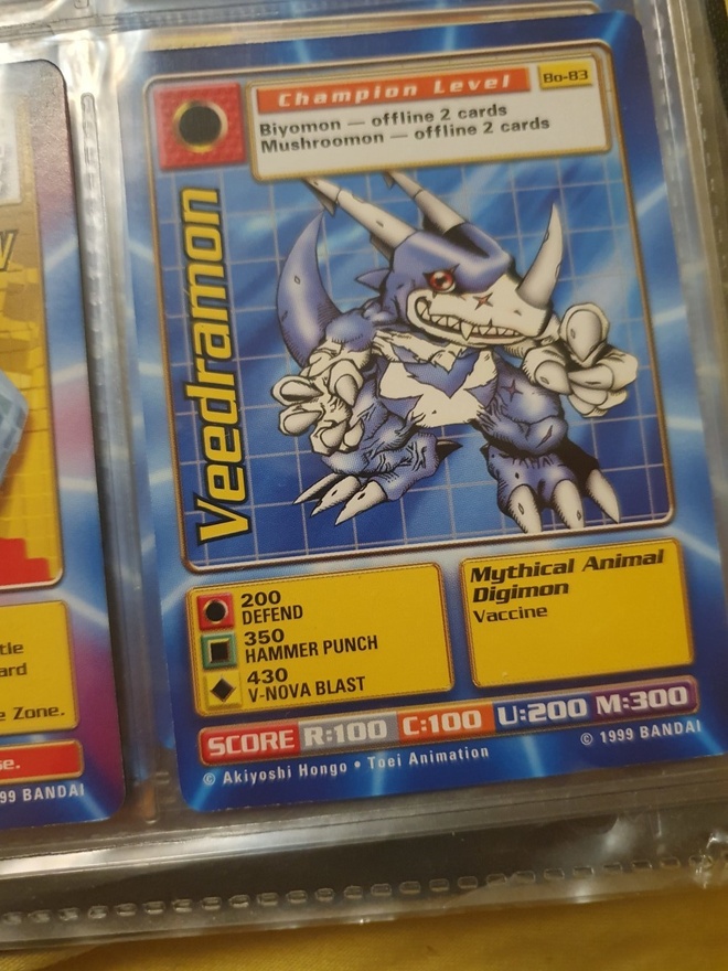 [Mint] 1999 Bandai Digimon - Non Holo card Bo-83