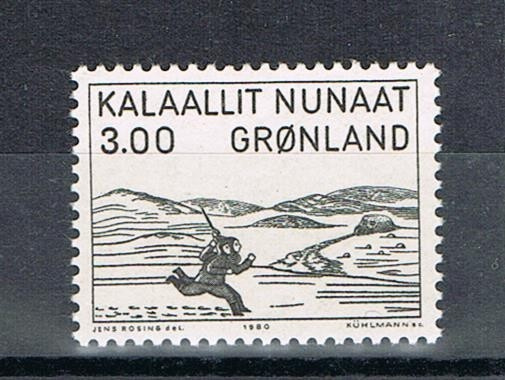 Grönlanti 1980 - Woodcut  ++
