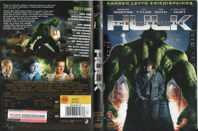 Incredible Hulk (2008)	(8 520)	k	-FI-	DVD	suomik.	(2)	edward