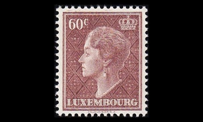 Luxemburg 447 ** Käyttösarja Charlotte 60 C (1948)