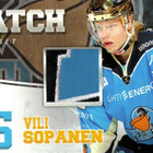 2014-15 Cardset  VILI SOPANEN Pelicans Patch - pikkukuva 1