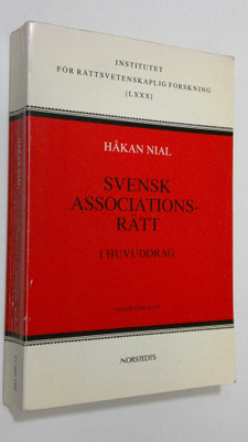 Håkan Nial : Svensk associationsrätt i huvuddrag