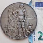 VANHA Mitali Munsterhjelm Suomen Ritaristo Hopea 990 v 1906 - pikkukuva 1