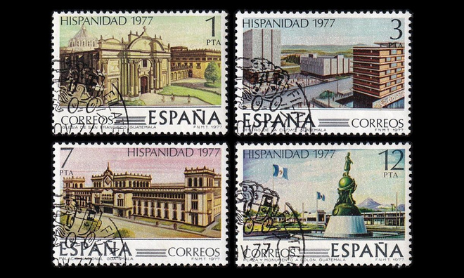 Espanja 2331-4 o Amerikan historiaa Guatemala (1977)