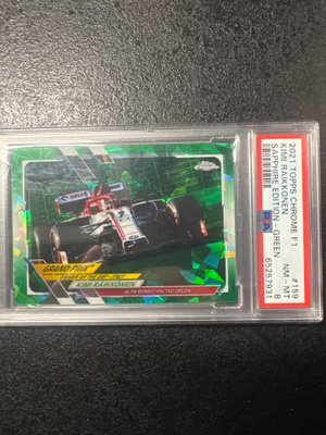 2021 Topps Chrome F1 Räikkönen /75 PSA 8