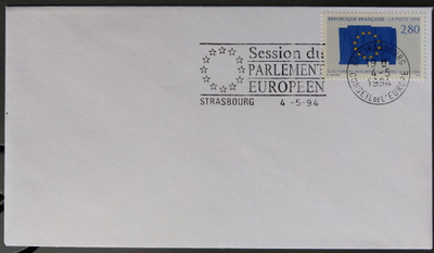Ranska, EU-postimerkki 4.5.1994, Suomi hyväksytty jäseneksi