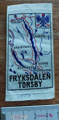 Matkamuisto Hihamerkki kankainen ommeltava