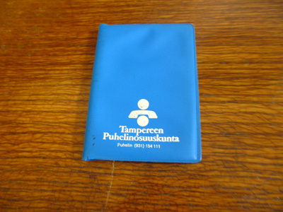 tampereen puhelinosuuskunta muistio kalenteri 1987 - 88 - 89