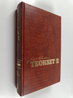 Johan Vilhelm Snellman : Teokset 2 : Matka Keski-Eurooppaan