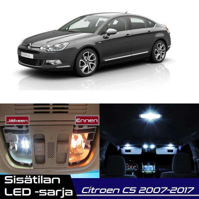 Citroen C5 (RD/TD) Sisätilan LED-sarja 19-osainen