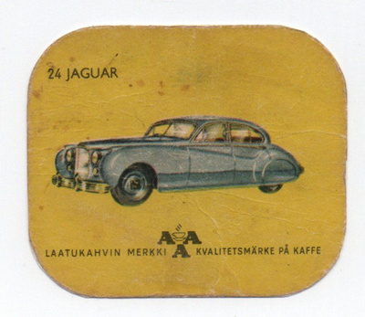 Kahvilappu AAA n:o 24 JAGUAR