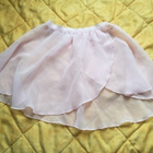 hame Dancewear- 122 - 140 cm vaalean punainen, halkiolla - pikkukuva 2