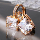 339 .. 18K Kulta White Topaz Exclusive .. Korvakorut - pikkukuva 2