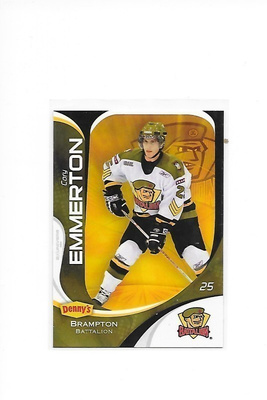 2007-08 Brampton Battalion #25 Cory Emmerton ex- Saipa farmi