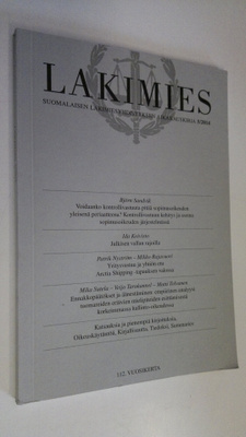Lakimies 5/2014 : Suomalaisen lakimiesyhdistyksen aikakau...