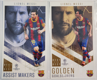 Lionel Messi XXL jalkapallokortit - 2in1