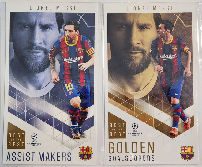 Lionel Messi XXL jalkapallokortit - 2in1