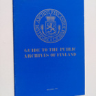 Guide to the public archives of Finland - pikkukuva 1