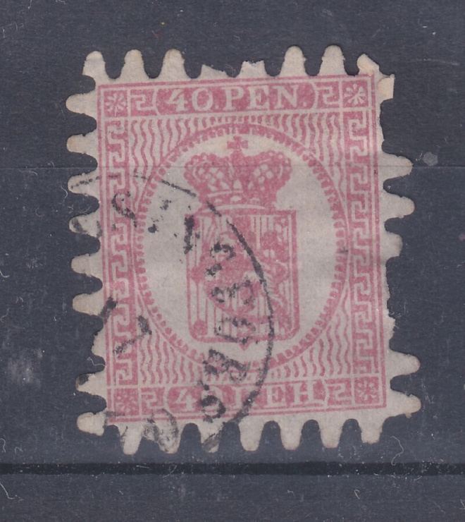 1866 40p merkki.