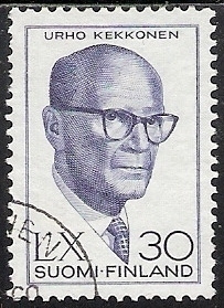1960 Presidentti Urho Kekkonen 60 v leimattu LaPe 524