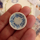 Nukkekoti miniatyyri lautanen 1:12 - pikkukuva 3