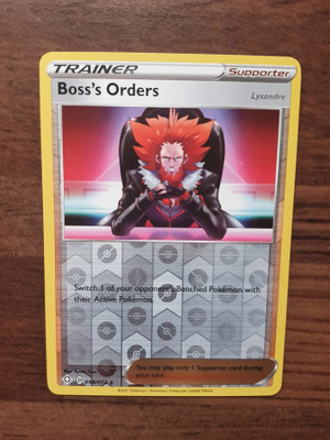 Pokemon Boss's Orders - Lysandre 058/072 Reverse holo Rare