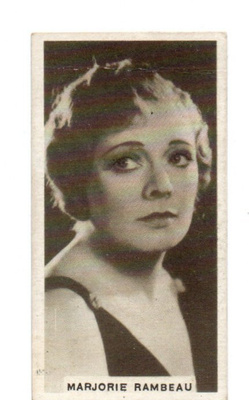 Filmitaiteilijoita savukerasioista n:o 57 MARJORIE RAMBEAU